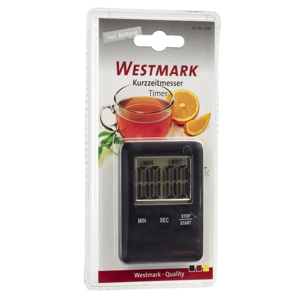 Digital kitchen timer, magnetic