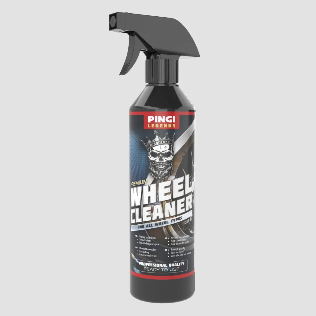 Rim and tire cleaning set