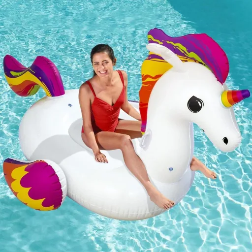 XXL Unicorn Swimming Pool 220x195cm