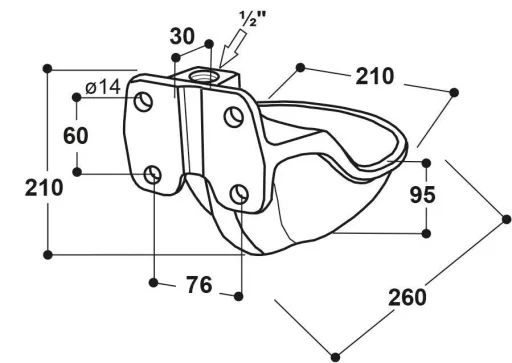 Drinking trough Ideal 61