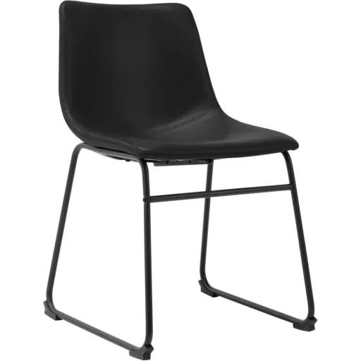 Dining table chair black