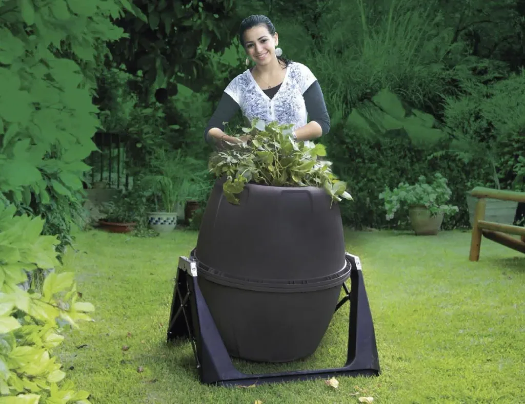Trommel-Composter 180 Liter, schwarz