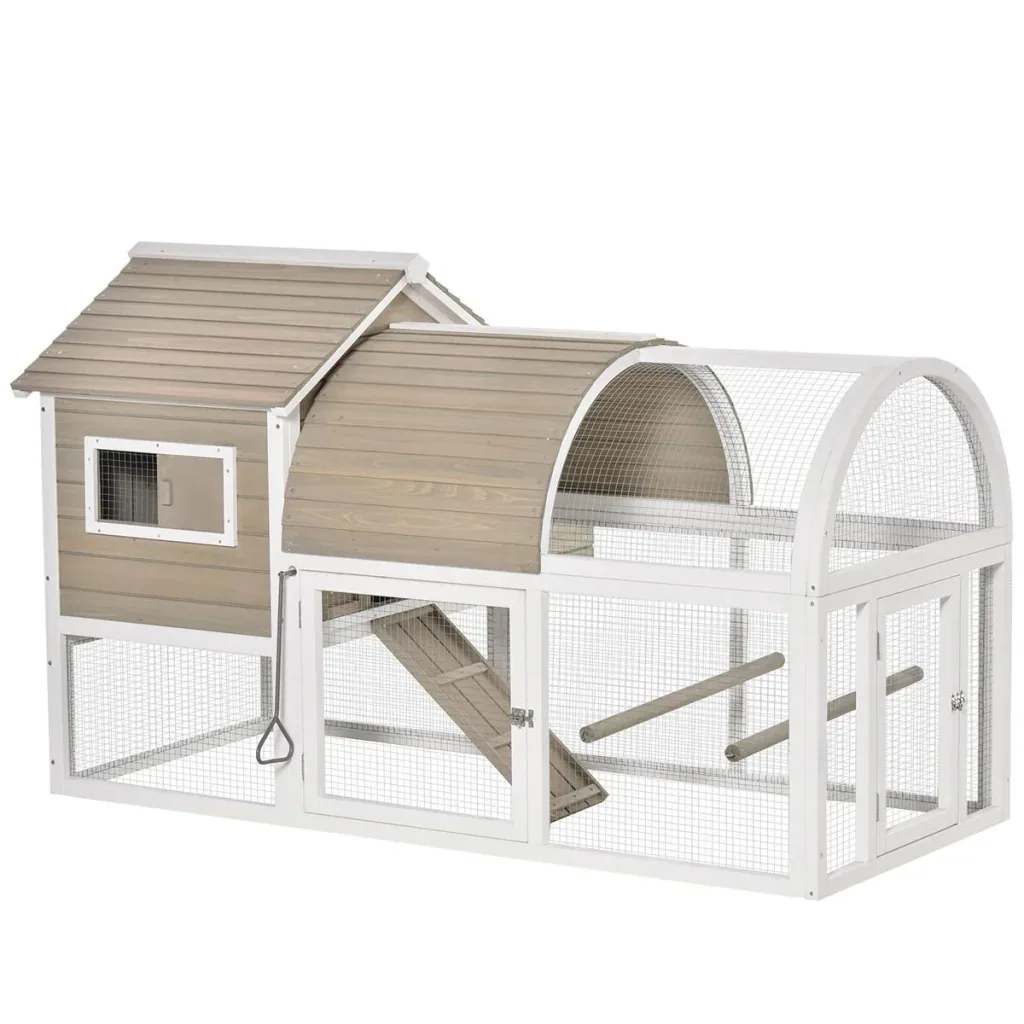 Chicken coop chicken cage chicken aviary for 2-4 chickens nesting box with main house nesting box run playpen weatherproof