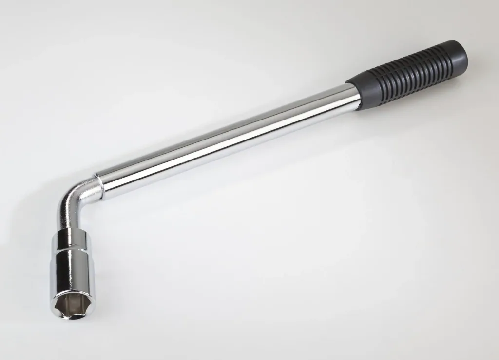 Wheel nut wrench 17+19mm