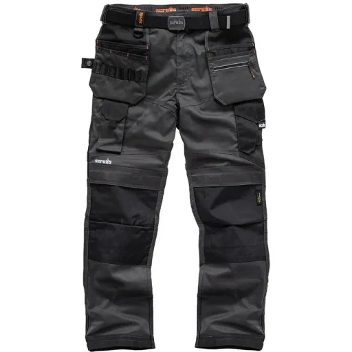 Pro Flex Plus work trousers, grey 38L