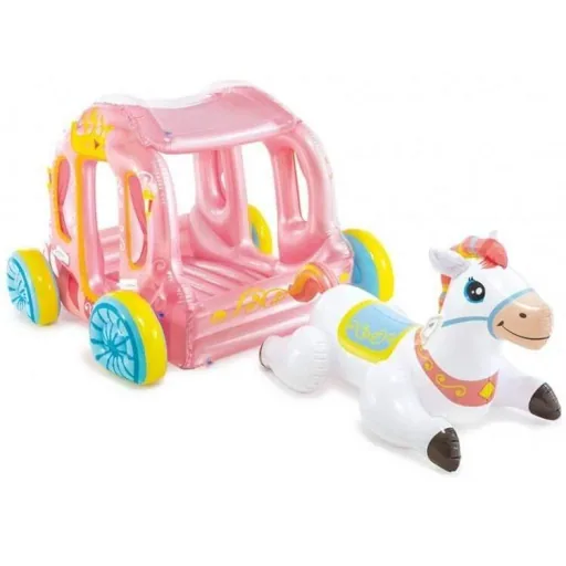 inflatable princess carriage 145 x 135 x 104 cm