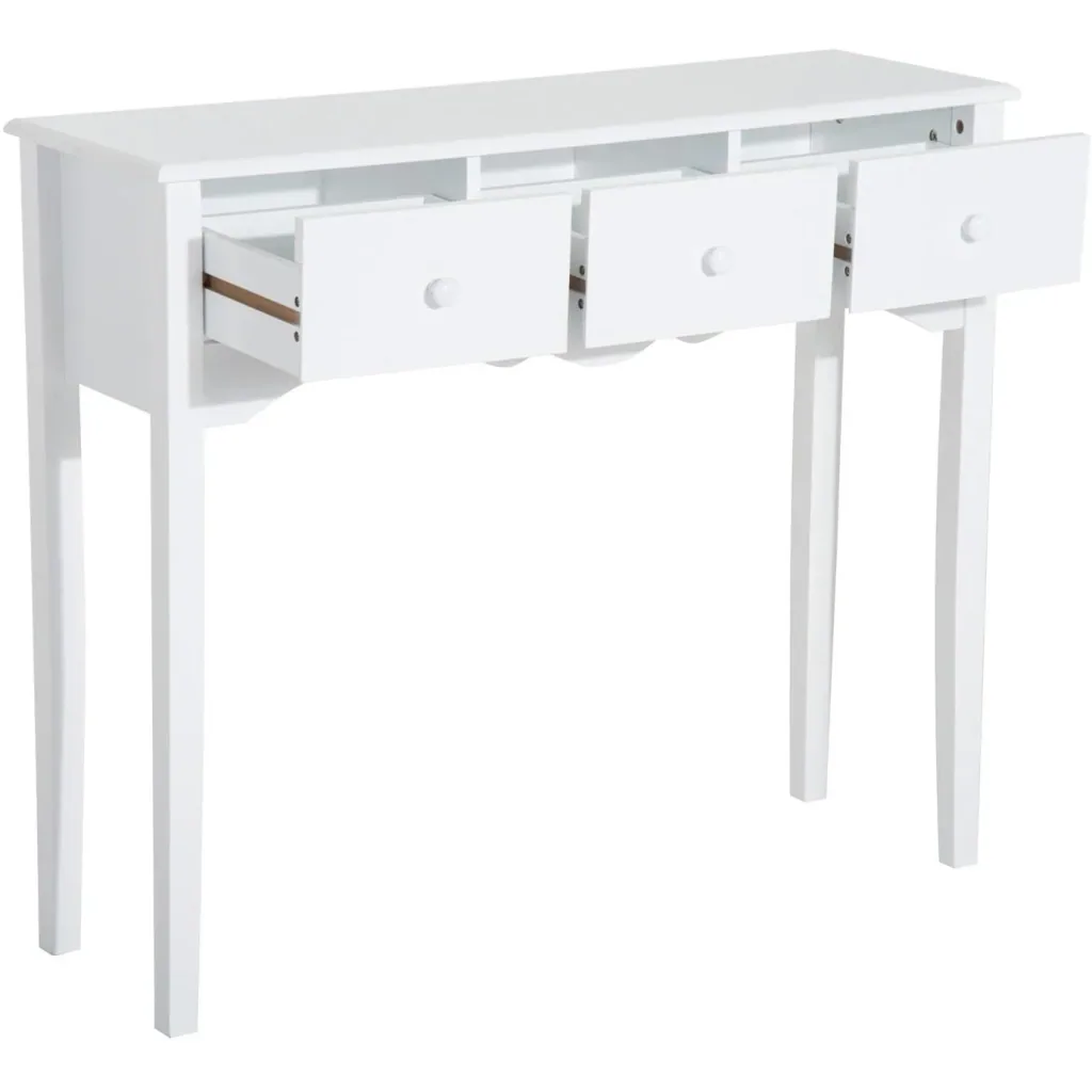 Console table MDF, white