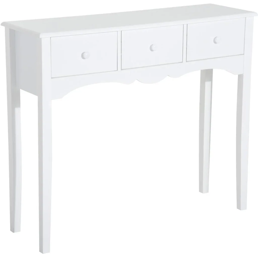 Console table MDF, white
