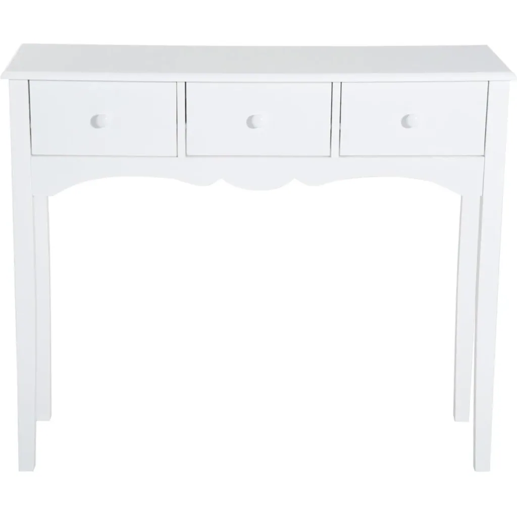 Console table MDF, white