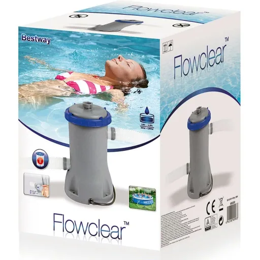 Flowclear-Filterpumpe 2.006 l / h + Filterpatrone