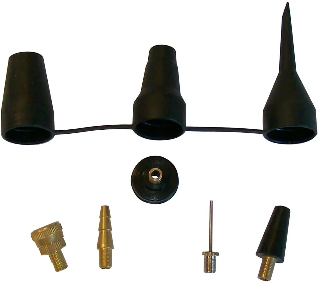 Set adapters voor perslucht, 8 stuks