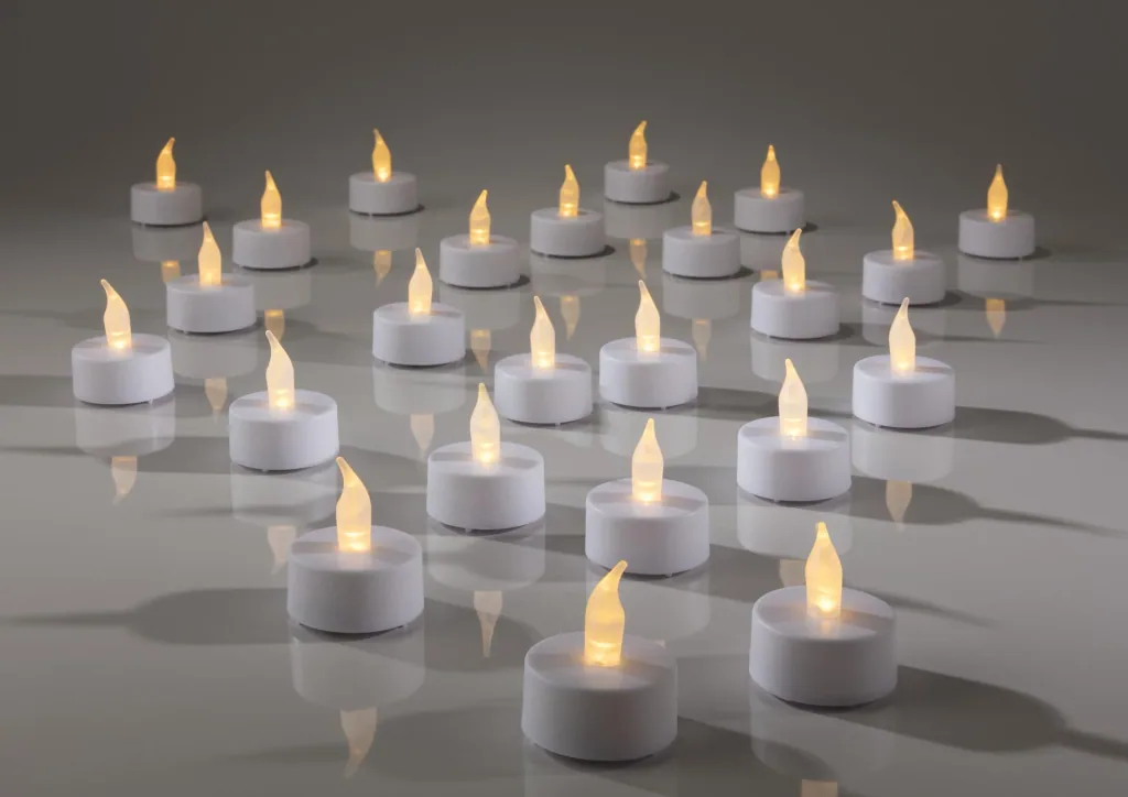 LED tea lights, box of 24