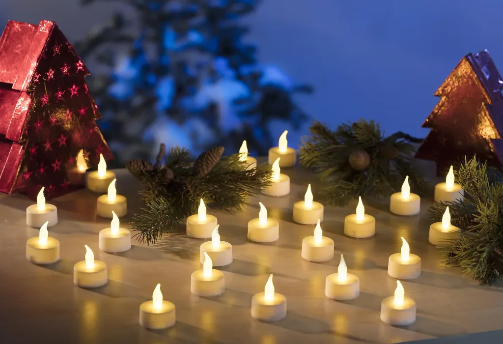 LED tea lights, box of 24