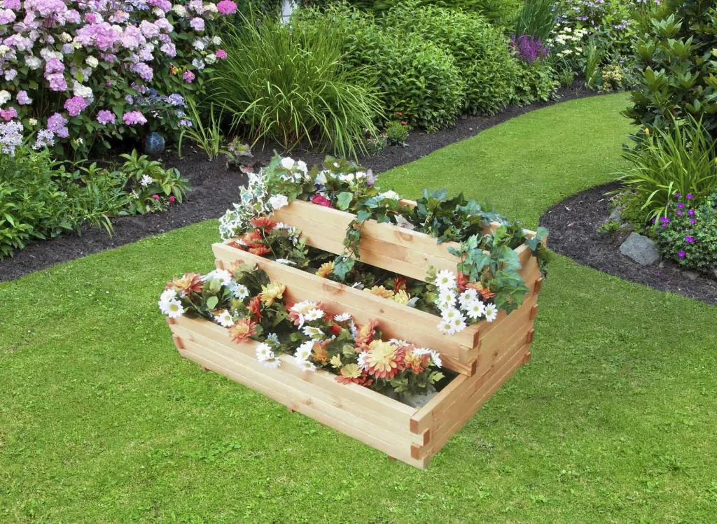 Planter steps "Volterra" with planting film