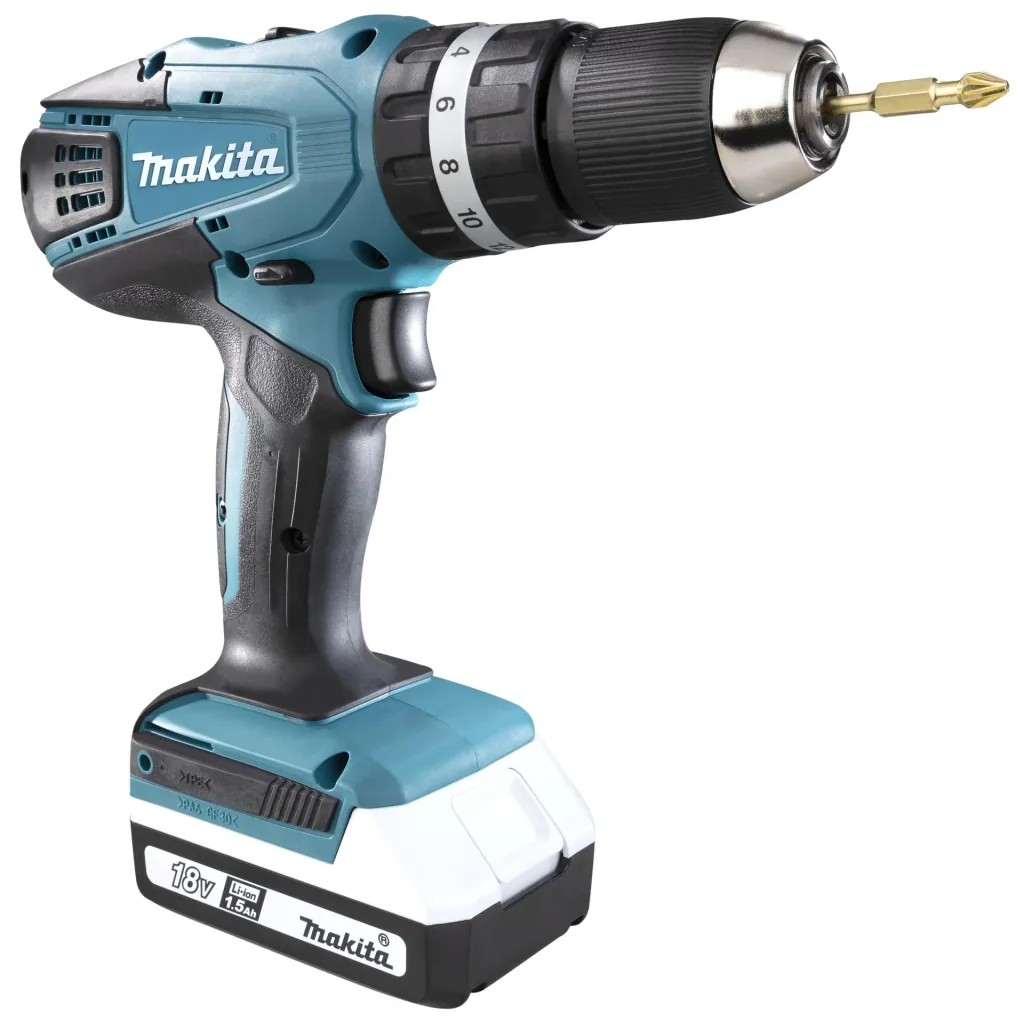 Cordless hammer drill and impact wrench combo set DK18015X2