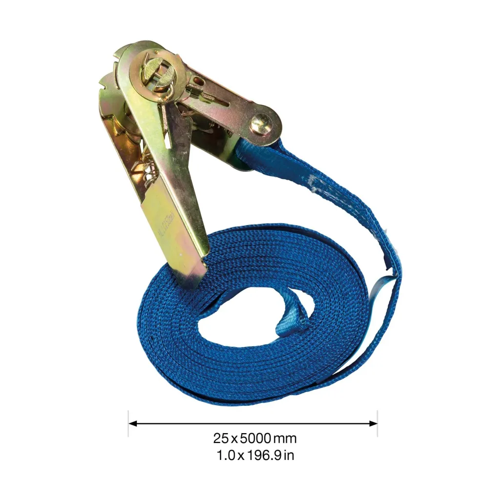Lashing strap tensioning belt MM 1017 - sturdy safety ratchet, 5 m long