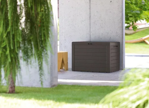 Balcony chest wood-brown