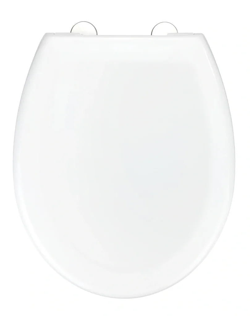 Toilet seat Solaro white, thermoplastic, Fix-Clip hygiene fastening