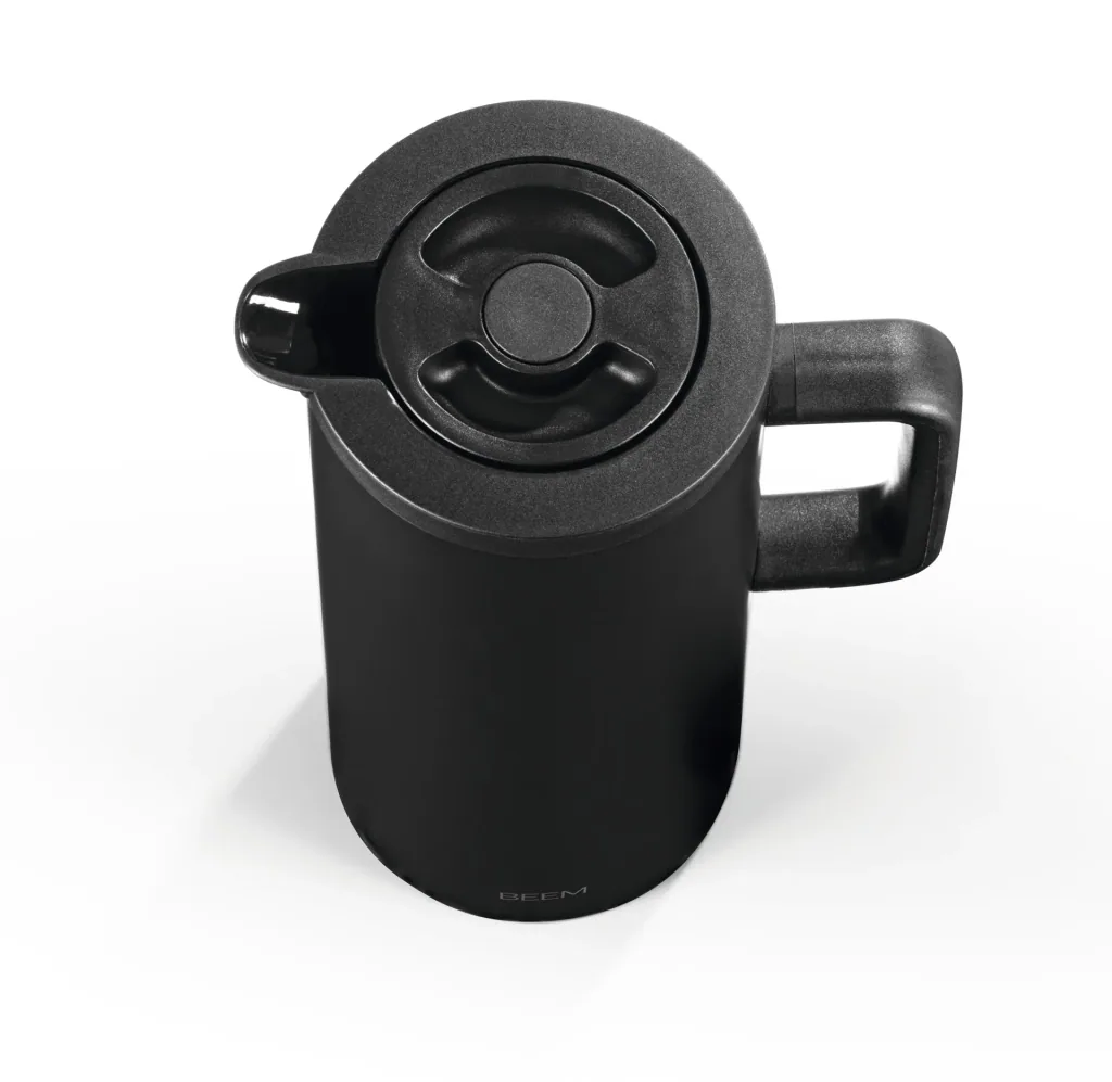 Vacuum flask black matt, 1 liter