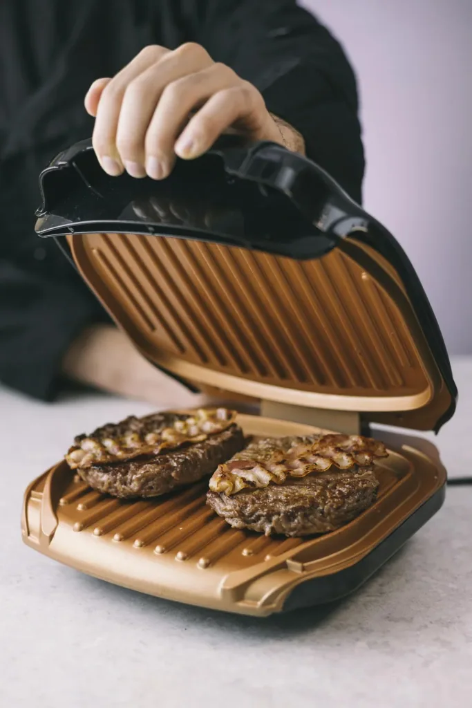 Contact grill / table grill “Low Fat Grill”, copper/black, 900 watts