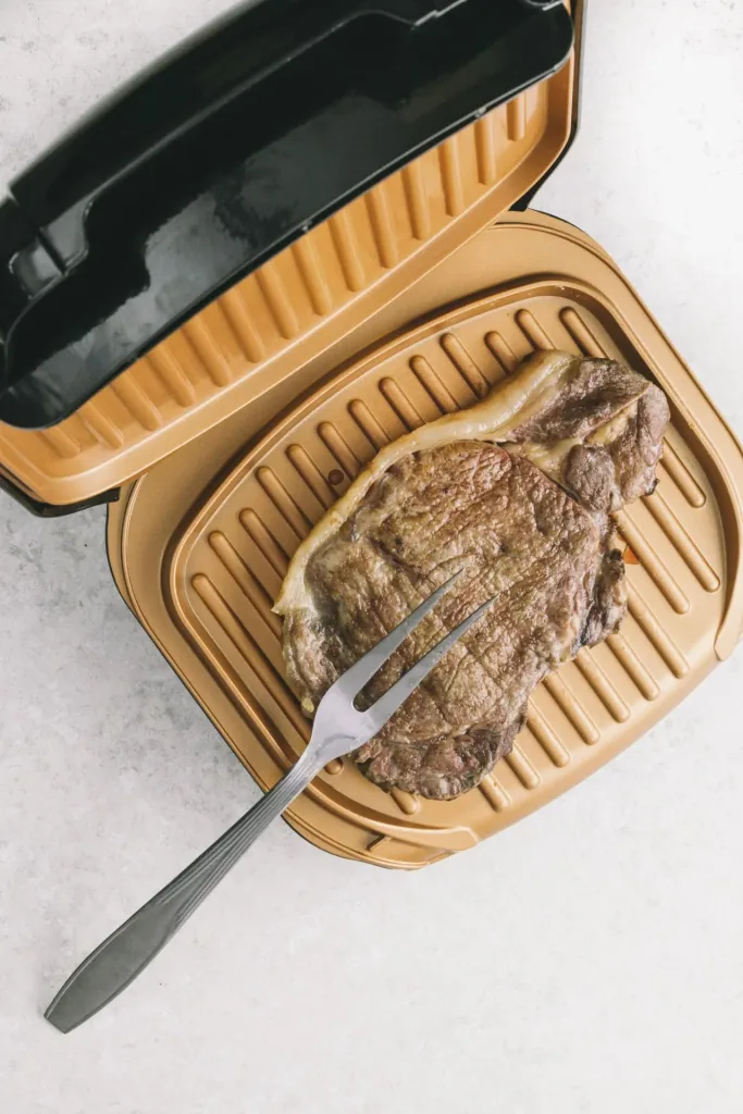 Contact grill / table grill “Low Fat Grill”, copper/black, 900 watts
