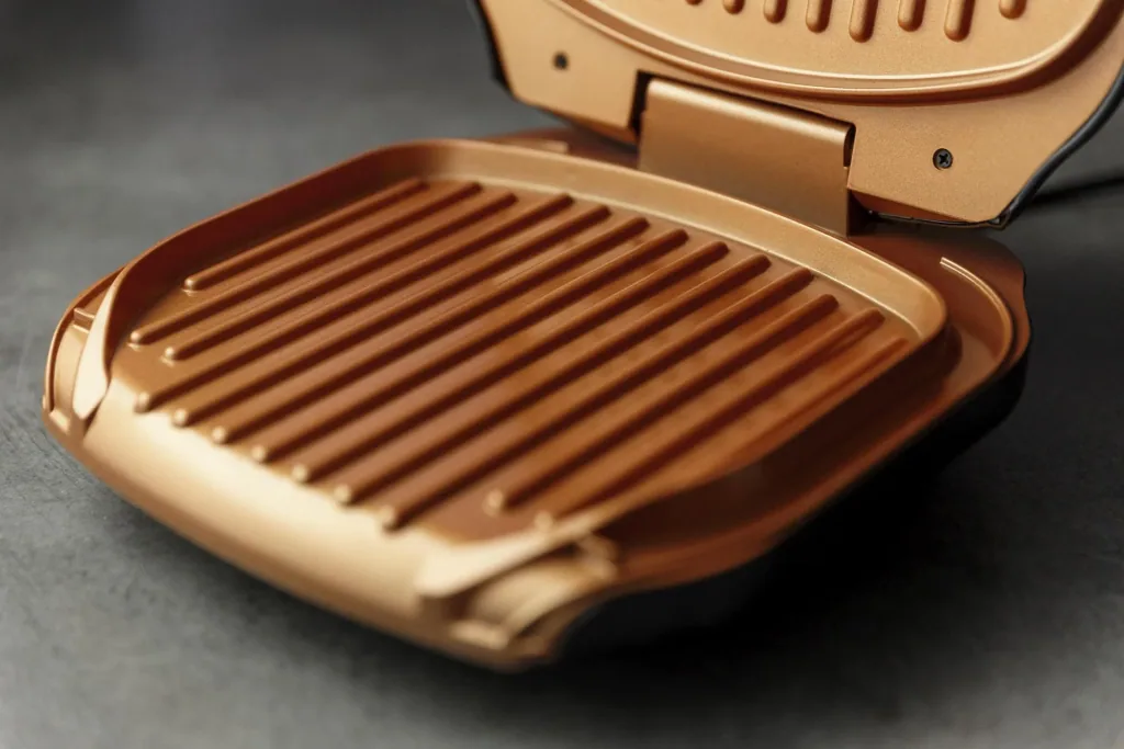 Contact grill / table grill “Low Fat Grill”, copper/black, 900 watts