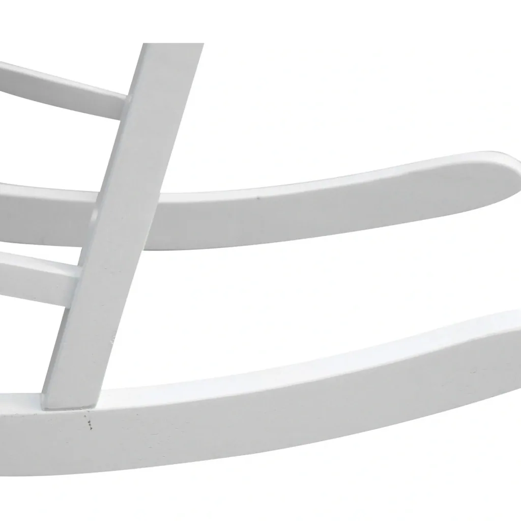 Rocking chair garden furniture relax chair swing chair acacia wood ergonomic white