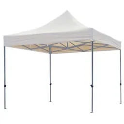 PROFESSIONAL GARDEN PAVILION - WHITE - 3 x 3 m