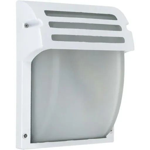 VT-754 Wall light - White - E27 socket - Frosted glass