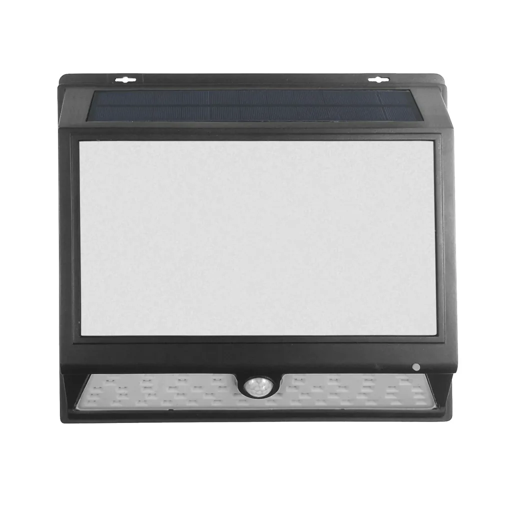 LED solar house number and wall light with motion detector