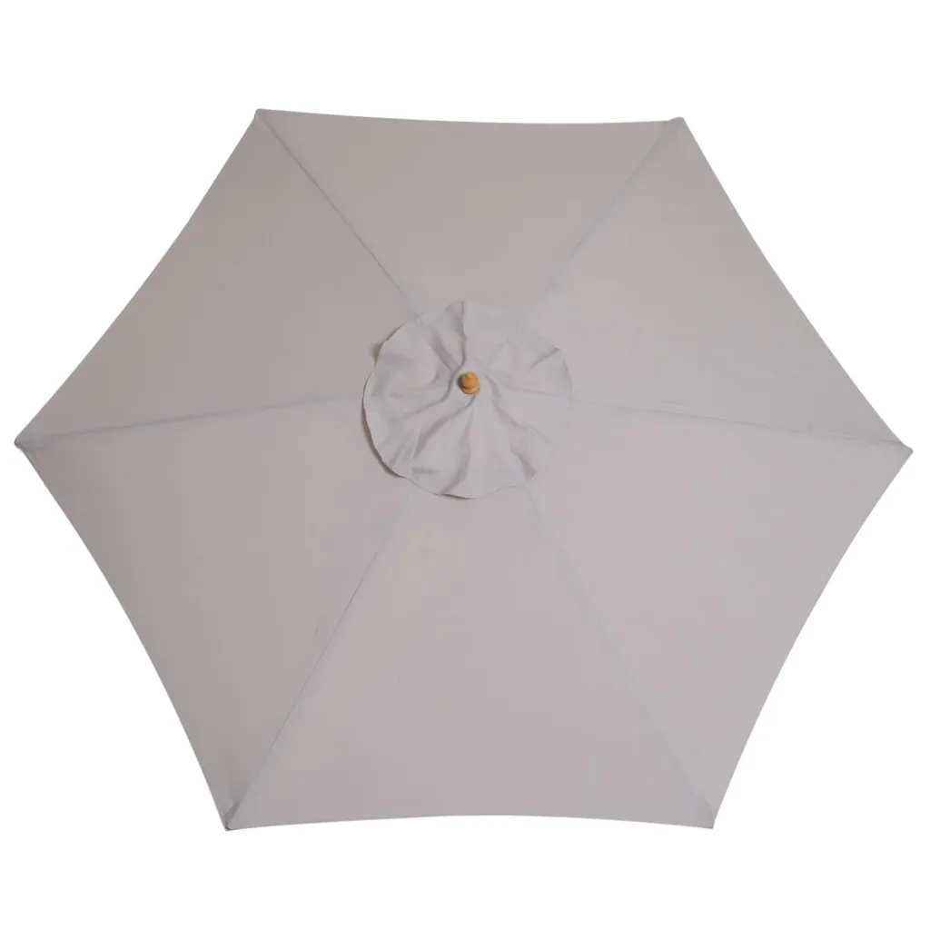 Parasol awning 3-stage bamboo 180/ polyester grey
