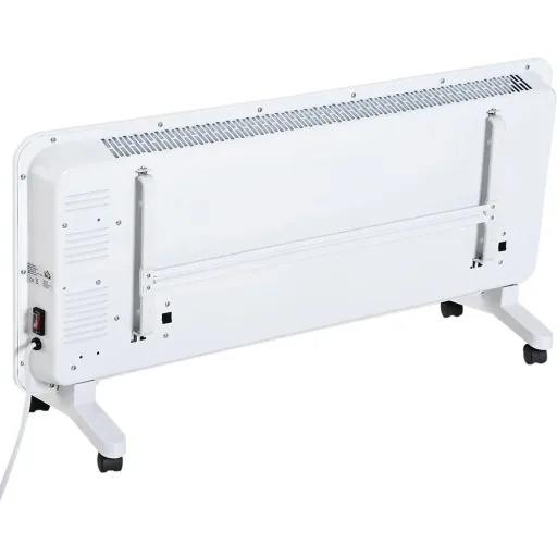 Heater Electric Heater Timer with Remote Control 1000/2000W White
