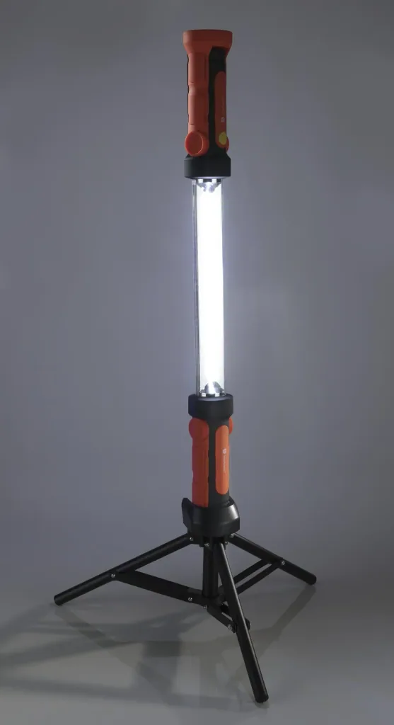 360° work light with stand, rechargeable