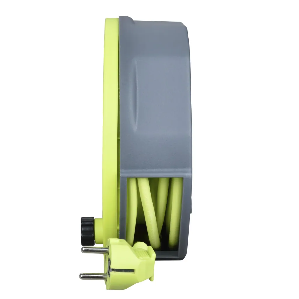 5-meter cable reel with 4 sockets and overheating protection
