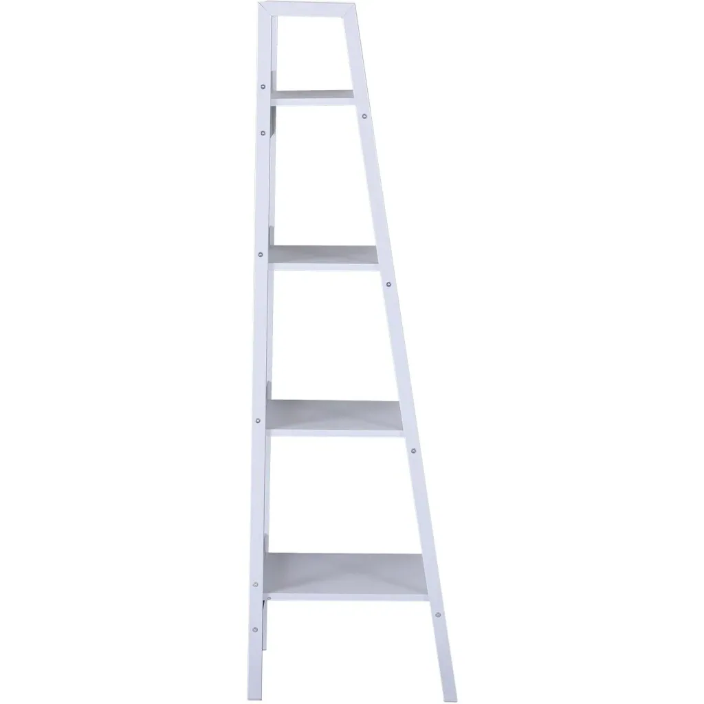 Set of 2 shelves, standing shelf, storage shelf, bookcase, storage shelf, 4 x compartments, metal + MDF, 52 x 45 x 148 cm