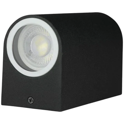 VT-7652RD Outdoor wall light Up/Down - GU10 - black - IP44