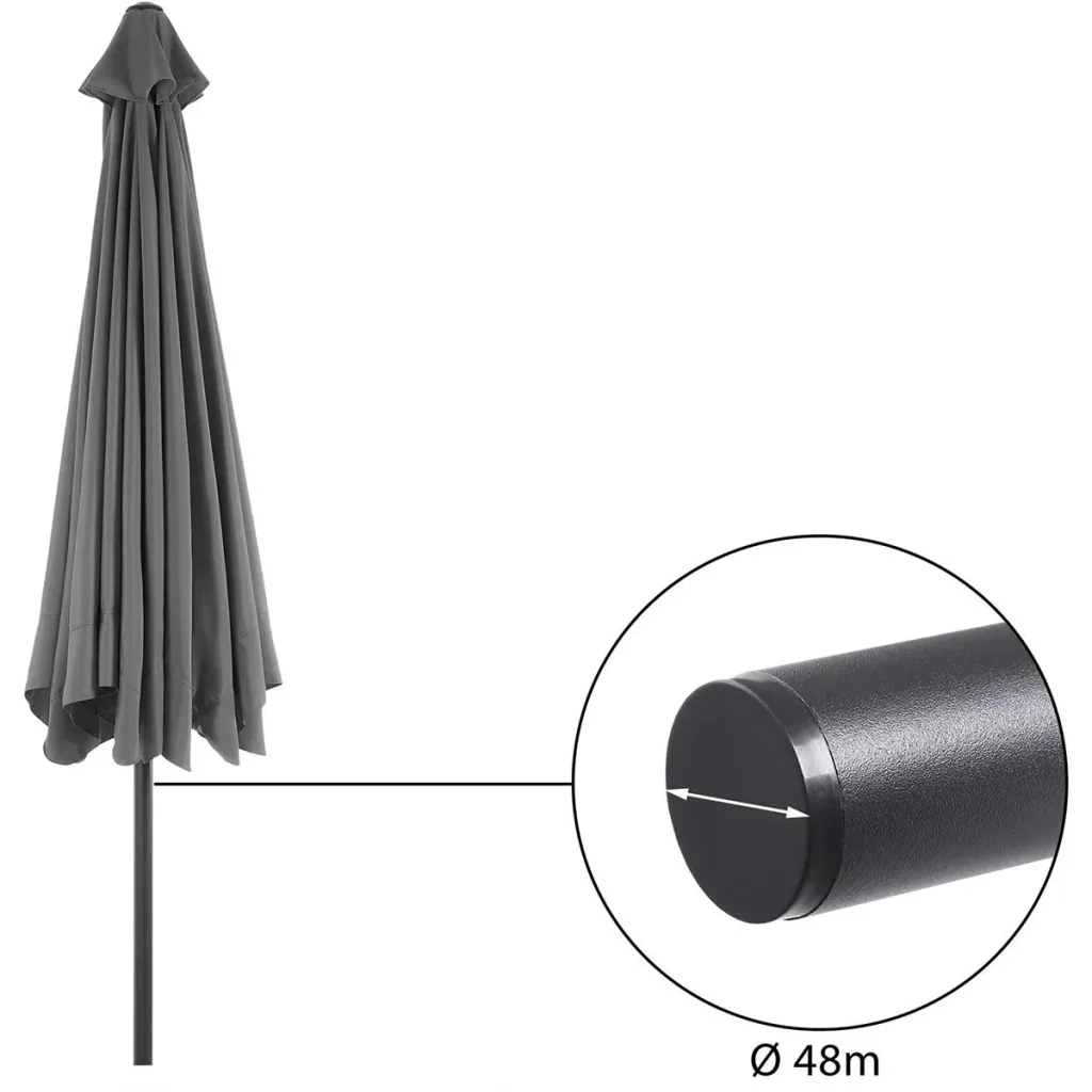 Parasol - Anthracite - Ø330 cm