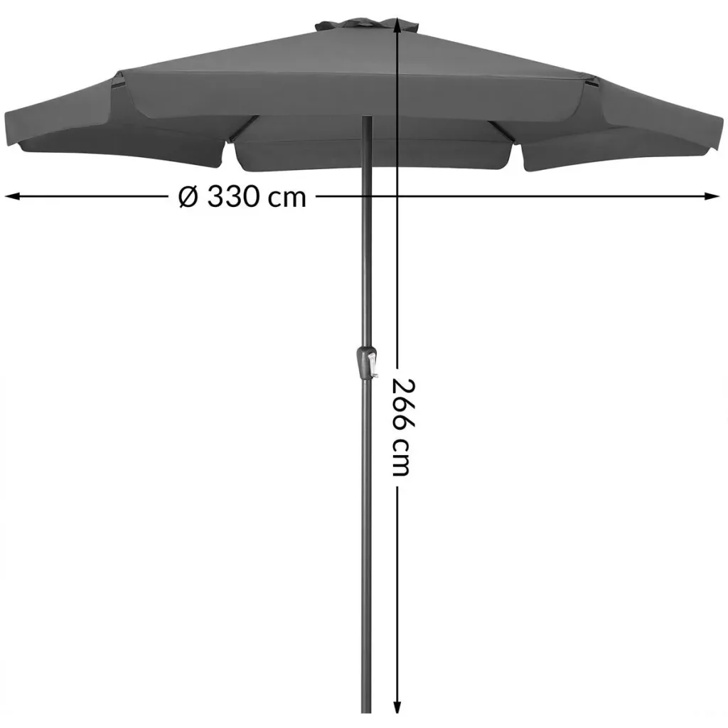 Parasol - Anthracite - Ø330 cm