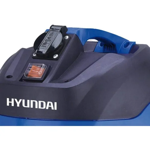 Industrial wet/dry vacuum cleaner 20L 1200W with socket
