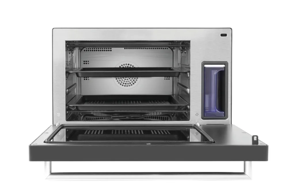 Steam Chef steam oven, black, 25 liters