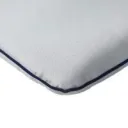 Set of 6 cushions light grey 120x45x5cm