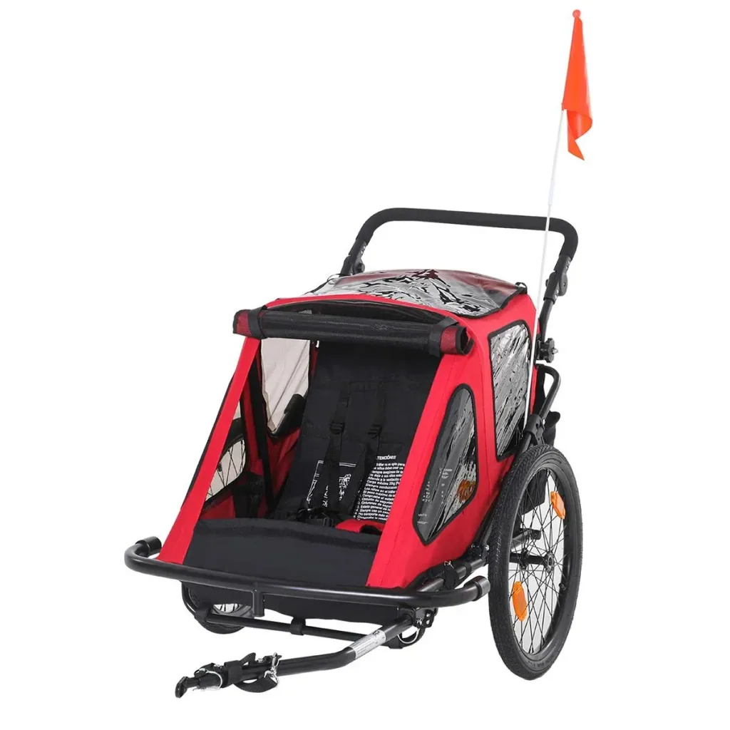 Child trailer 2 in 1 child trailer bicycle trailer