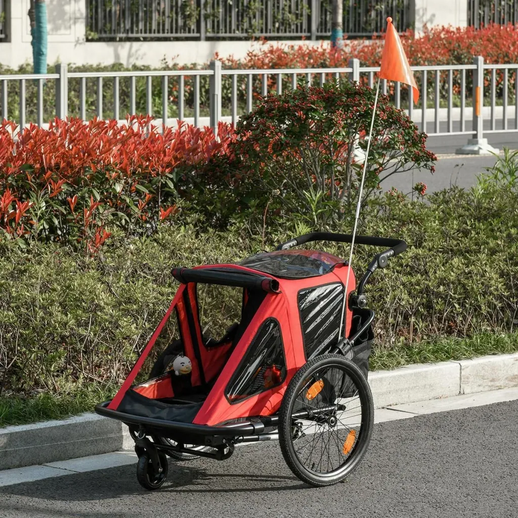 Child trailer 2 in 1 child trailer bicycle trailer
