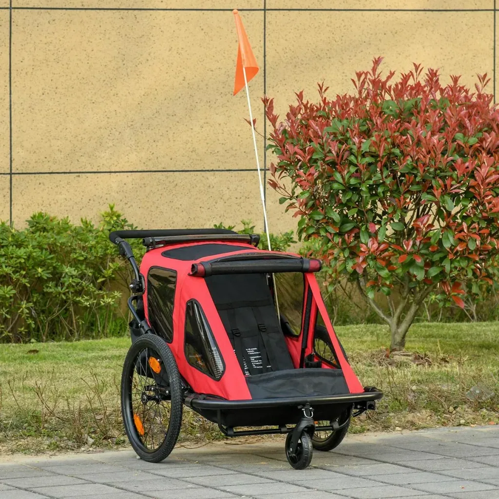 Child trailer 2 in 1 child trailer bicycle trailer