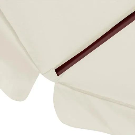 Parasol wood cream Ø 330cm with UV protection 40+