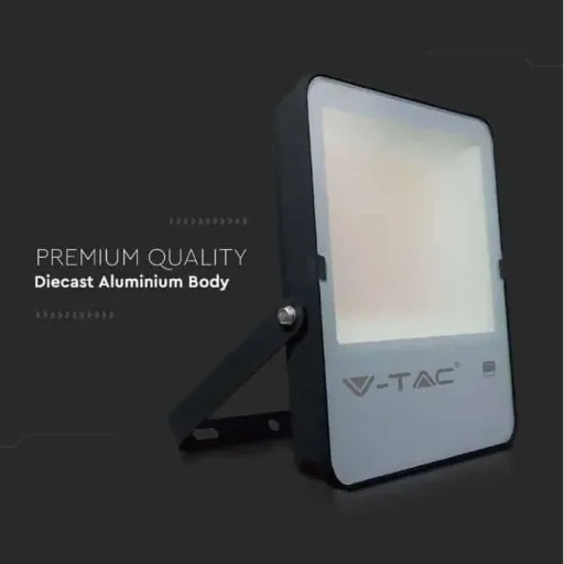 VT-302 LED Floodlight - 200 W - 27350 Lm - 6500K - Black - Extra Efficient