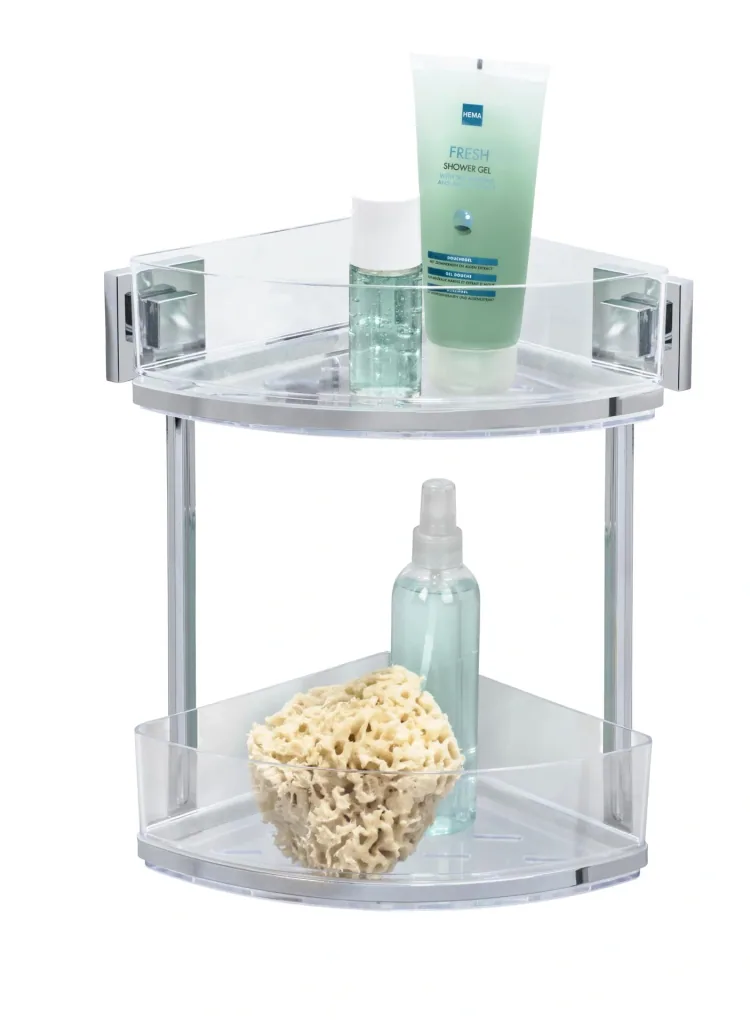 Quadro corner shelf with two levels