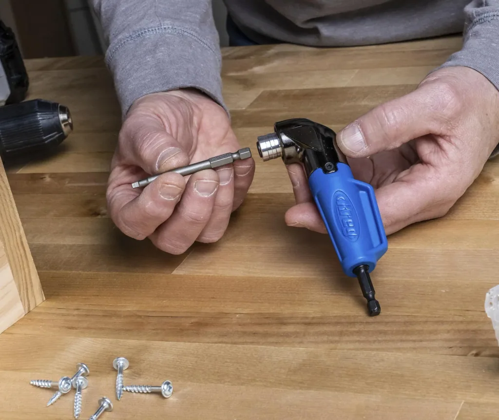 Pocket hole drill 90°