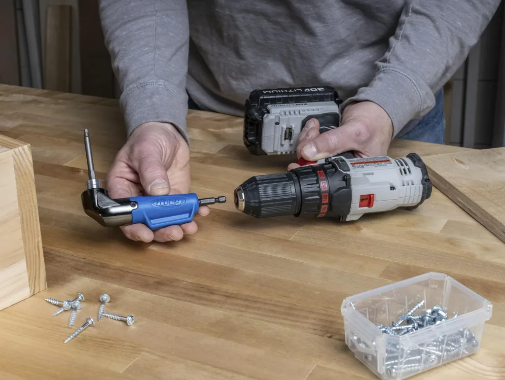 Pocket hole drill 90°