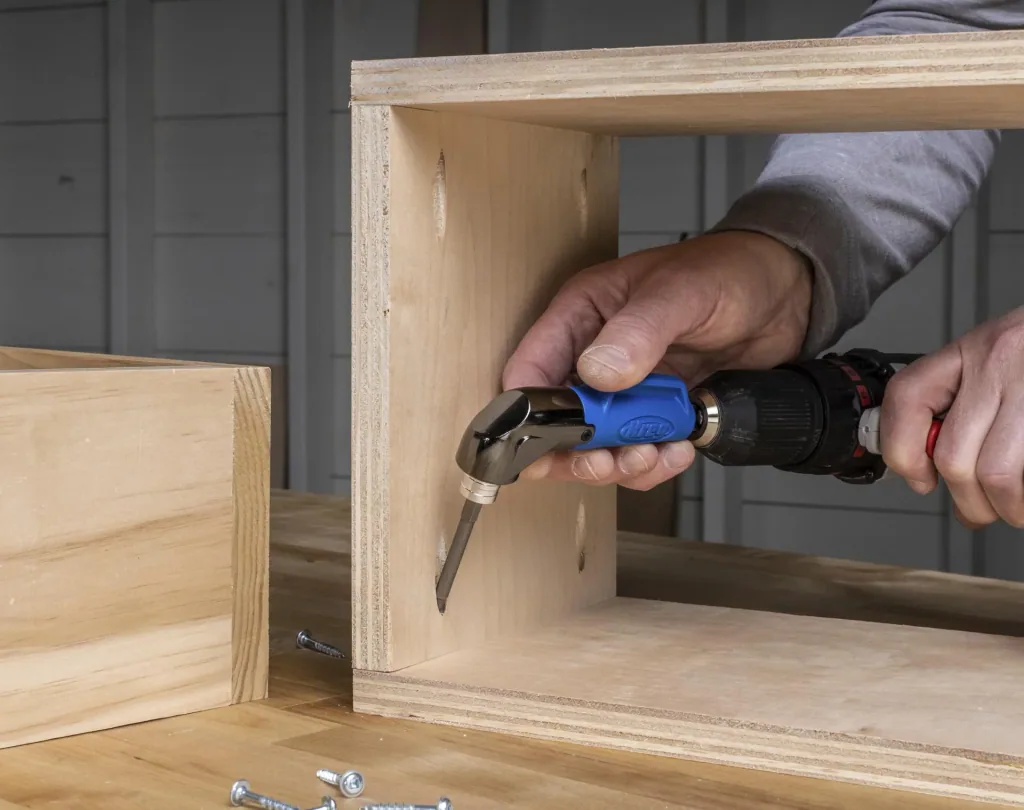Pocket hole drill 90°